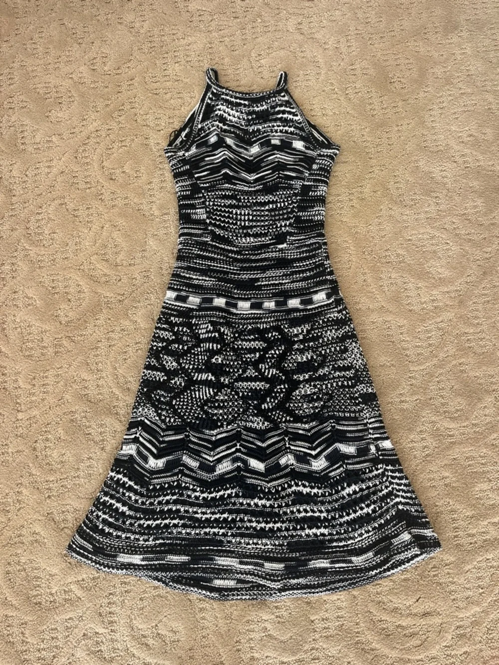 M Missoni Black & White Knit Dress and cardigan set Size IT 42 US 6 - Picture 3 of 15